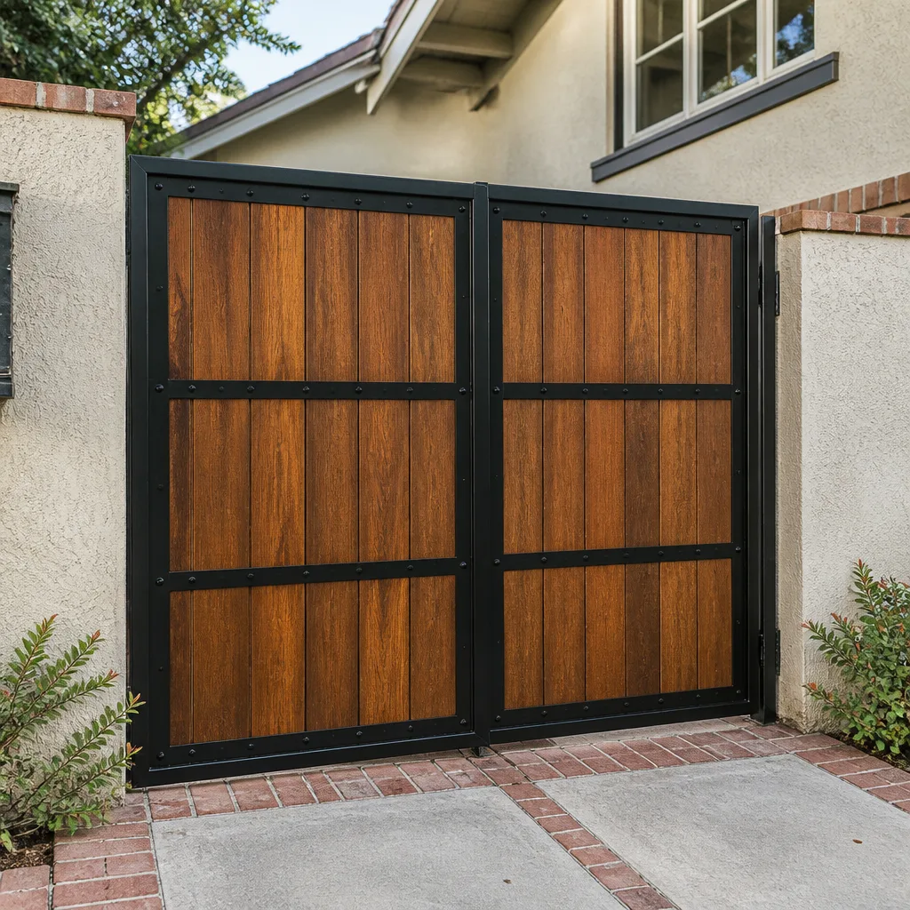 Wood & steel frame